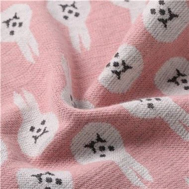 Tessuto in maglia jacquard di cotone spandex